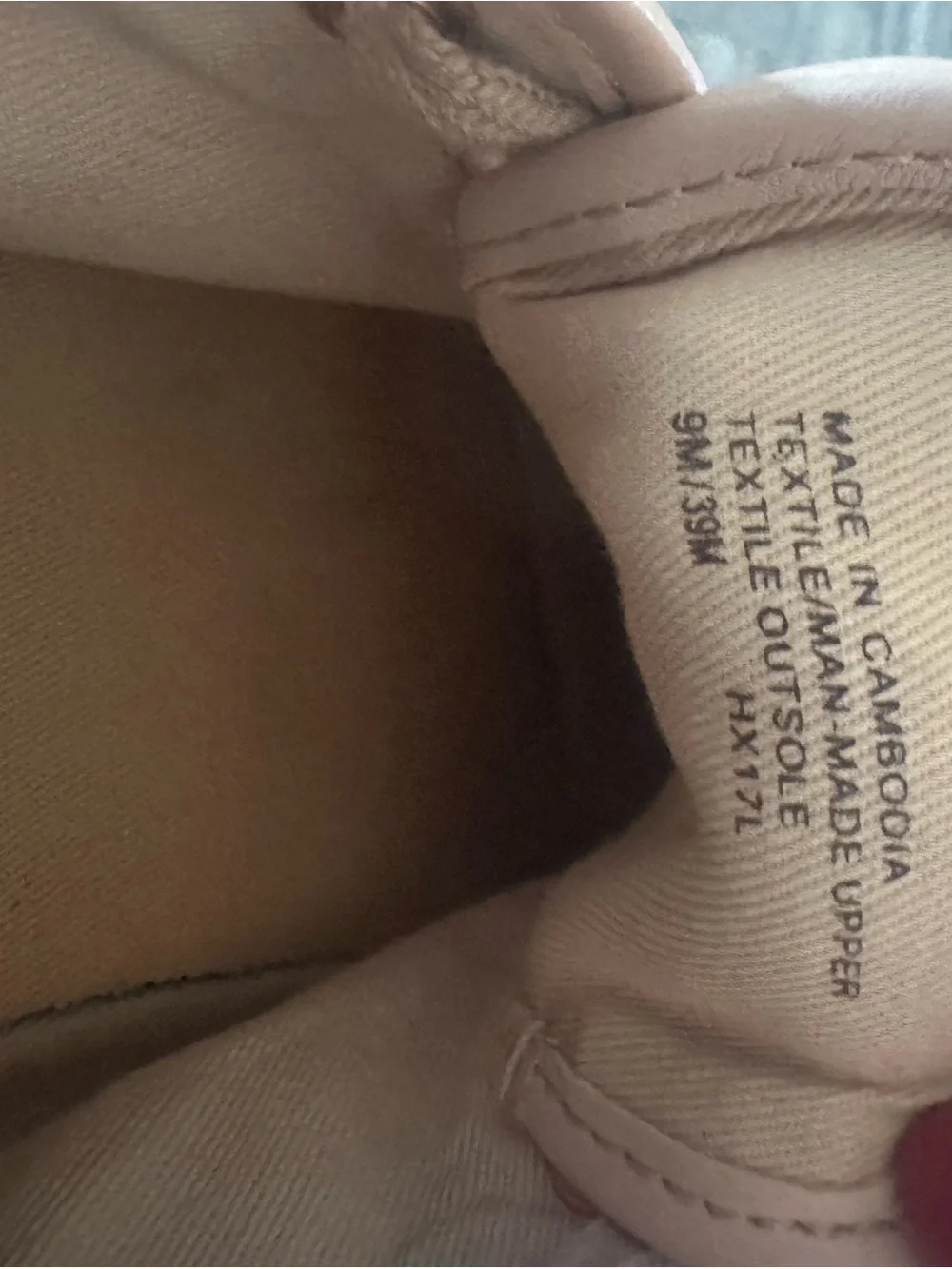 Michael Kors Blush Pink Canvas Sneakers with Gold Heel and Accents